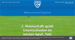 Desktop Screenshot of fc-pegnitz.de